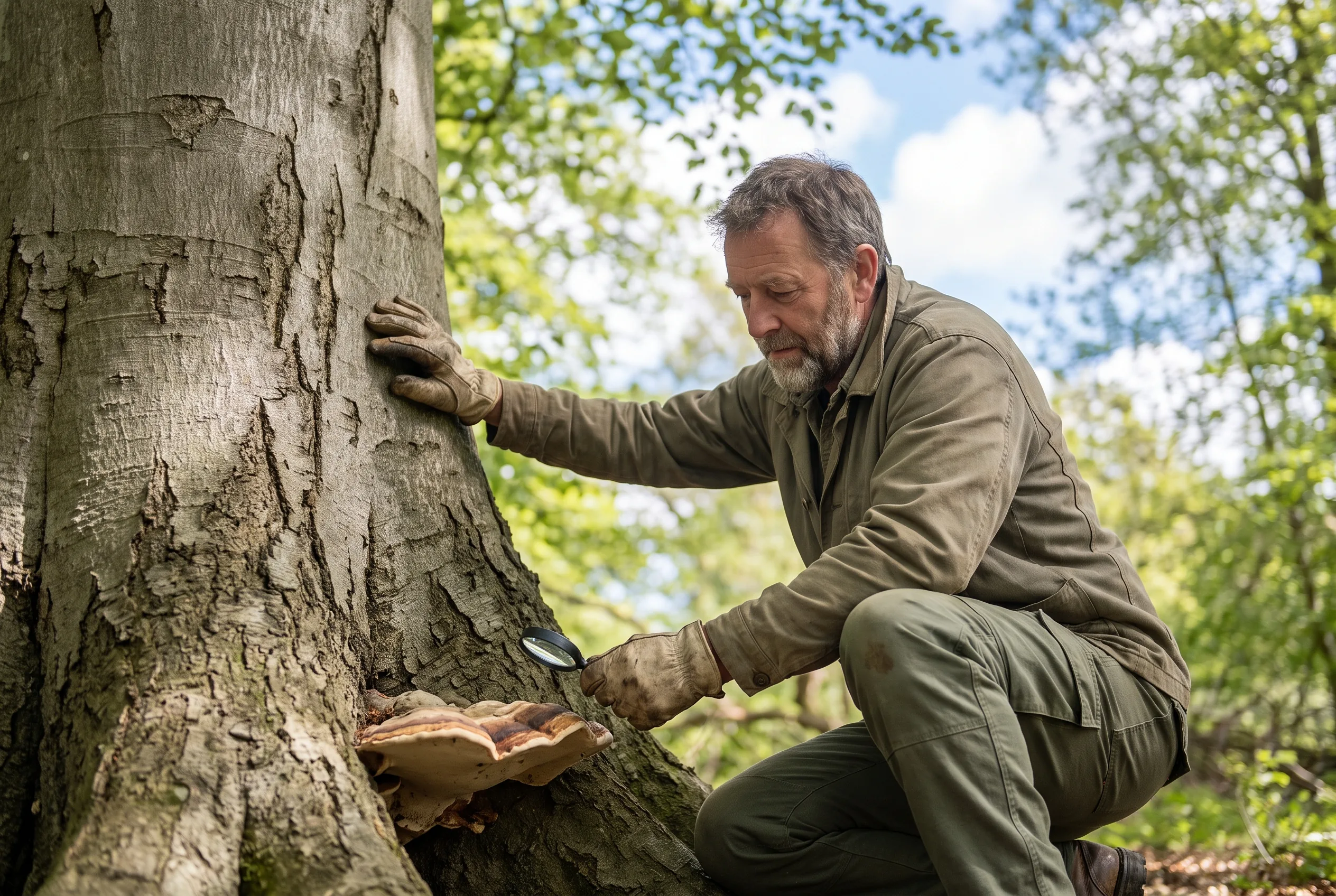 Tree Health Assessments being carried out by a tree surgeon